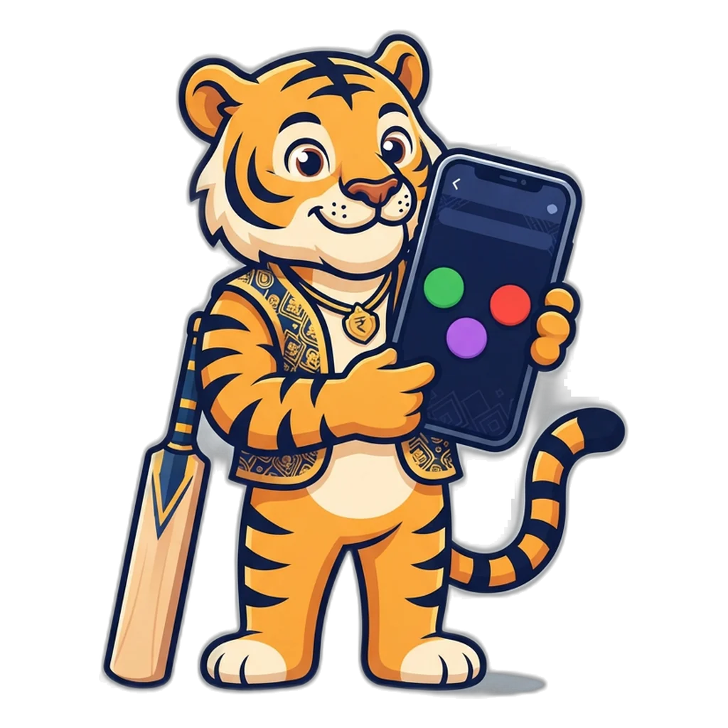 Beginner practising colour prediction rounds on a smartphone in India